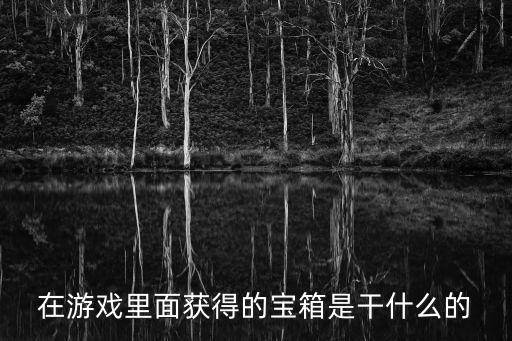 在游戏里面获得的宝箱是干什么的