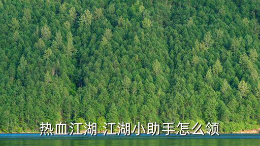 热血江湖 江湖小助手怎么领