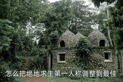 怎么把绝地求生第一人称调整到最佳