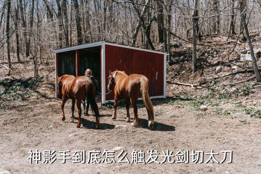 神影手到底怎么触发光剑切太刀