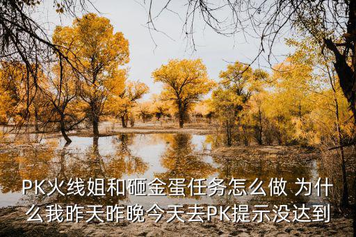 韩服手游pk任务怎么做，PK任务的任务内容是什么