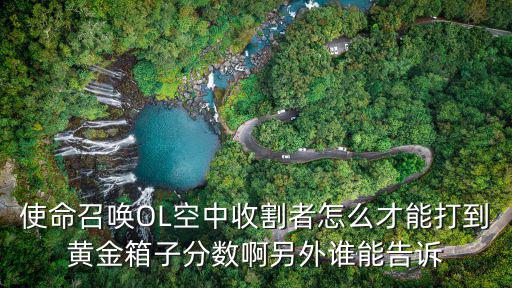 使命召唤OL空中收割者怎么才能打到黄金箱子分数啊另外谁能告诉