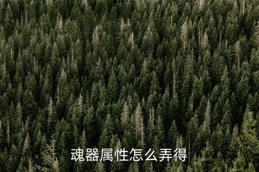 问道手游中魂器怎么做的，魂器属性怎么弄得