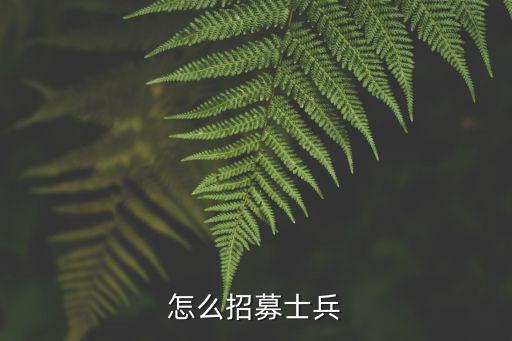 钢铁之躯手游怎么招士兵，怎么招募士兵