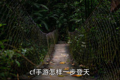 cf手游怎样一步登天