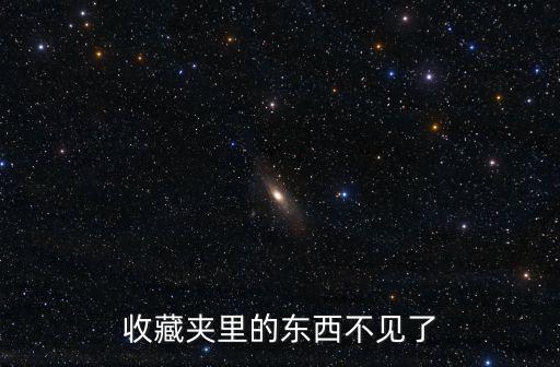 收藏夹里的东西不见了