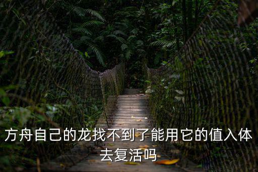 方舟自己的龙找不到了能用它的值入体去复活吗