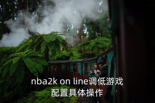 nba2k on line调低游戏配置具体操作