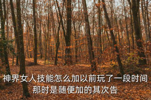 神界契约手游技能怎么设置，如何用契约初始化技能