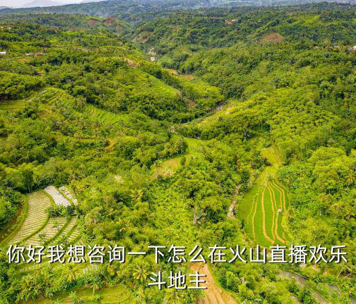 手游斗地主直播间怎么进，你好我想咨询一下怎么在火山直播欢乐斗地主