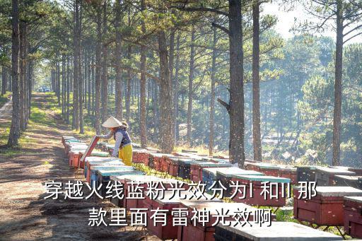穿越火线蓝粉光效分为I 和II 那款里面有雷神光效啊