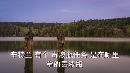 辛特兰 有个 毒液瓶任务 是在哪里拿的毒液瓶