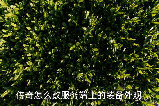 传奇手游装备怎么修改，传奇如何修改装备信息YB数量和添加元素