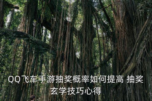 QQ飞车手游抽奖概率如何提高 抽奖玄学技巧心得