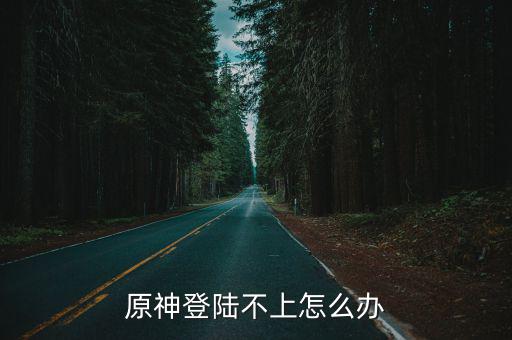 原神登陆不上怎么办