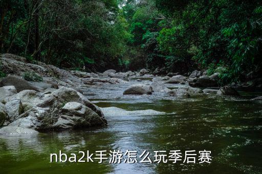 nba 2k24手游怎么玩，nba2k手游怎么玩季后赛