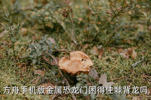 方舟手机版金属恐龙门困得住棘背龙吗