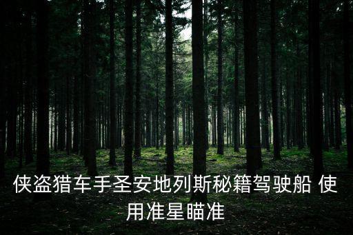 侠盗猎车手圣安地列斯秘籍驾驶船 使用准星瞄准