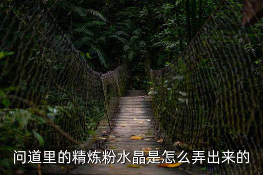 问道手游精炼怎么获得，精炼石怎么获得求答案