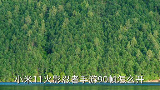 小米11火影忍者手游90帧怎么开