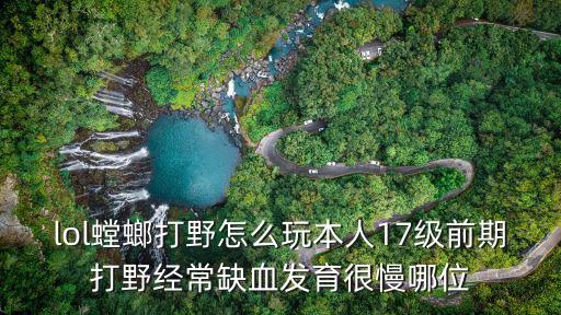lol螳螂打野怎么玩本人17级前期打野经常缺血发育很慢哪位