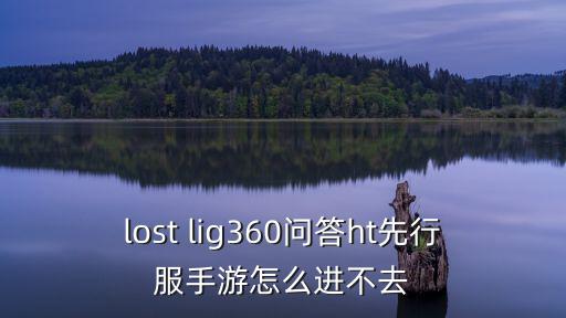 lost lig360问答ht先行服手游怎么进不去