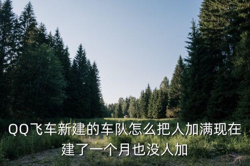 手游qq飞车车队远征怎么跑满，QQ飞车车队加成怎么达到60