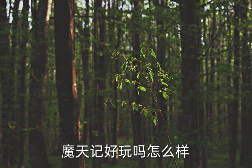 魔天记好玩吗怎么样