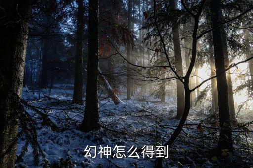 幻神怎么得到