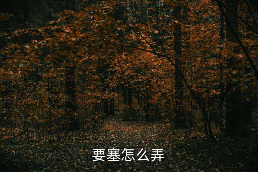 要塞怎么弄