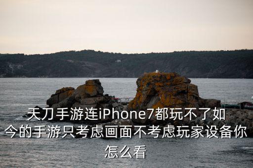 天刀手游连iPhone7都玩不了如今的手游只考虑画面不考虑玩家设备你怎么看