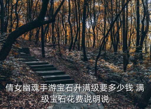 倩女幽魂手游宝石升满级要多少钱 满级宝石花费说明说