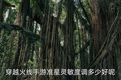 穿越火线手游准星灵敏度调多少好呢
