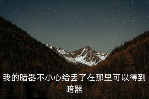 斗罗大陆手游暗器龙须针怎么获得，请高手帮忙谢谢天龙的暗器要怎么做才可以得到
