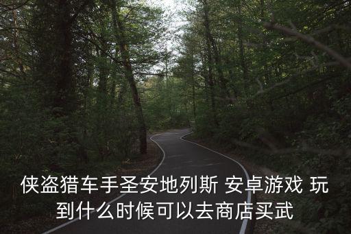 圣地安利斯手游怎么买东西，侠盗飞车圣安地列斯怎么购物