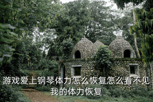 游戏爱上钢琴体力怎么恢复怎么看不见我的体力恢复