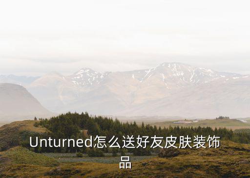 Unturned怎么送好友皮肤装饰品