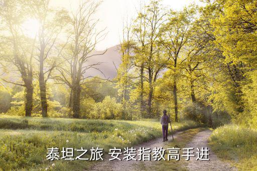 泰坦之旅 安装指教高手进