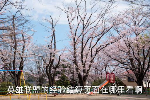 英雄联盟的经验结算页面在哪里看啊