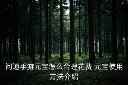 问道手游元宝怎么样，问道手游100买10万金元宝可信吗