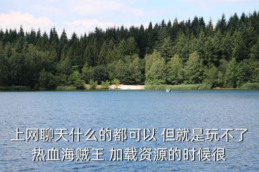 上网聊天什么的都可以 但就是玩不了热血海贼王 加载资源的时候很