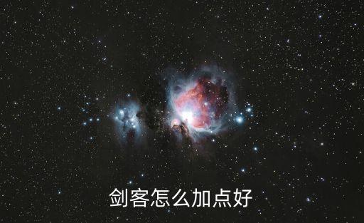 剑客怎么加点好