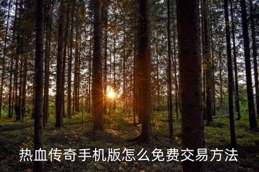 热血传奇手游怎么免费转服，热血传奇怎么样才能快速免费升级到60级