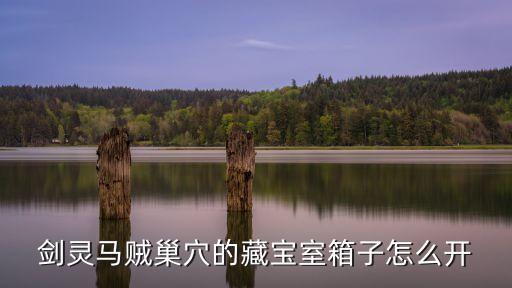 剑灵马贼巢穴的藏宝室箱子怎么开
