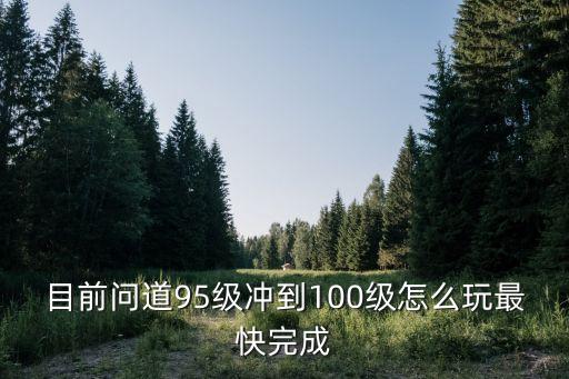 问道手游100开怎么玩得过来，问道玩到100级怎么玩才会快点呢大楷要花多少钱呢