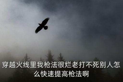 穿越火线里我枪法很烂老打不死别人怎么快速提高枪法啊