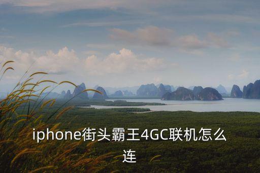iphone街头霸王4GC联机怎么连