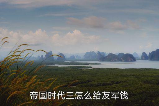 帝国时代三怎么给友军钱