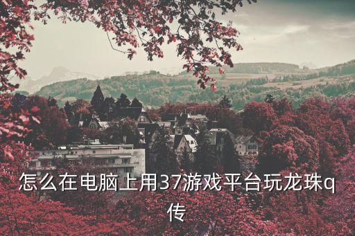 怎么在电脑上用37游戏平台玩龙珠q传