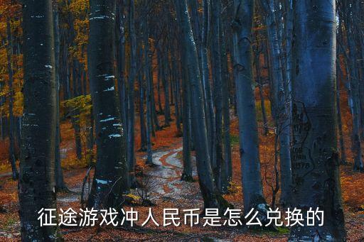 征途游戏冲人民币是怎么兑换的